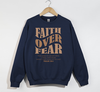 Load image into Gallery viewer, Faith Over Fear -  Christian Sweatshirt
