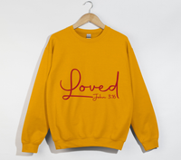 Load image into Gallery viewer, Loved - John 3:16 Christian Sweatshirt
