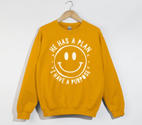 Load image into Gallery viewer, He Has A Plan, I Have A Purpose - Christian Sweatshirt
