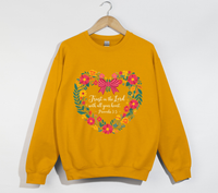Load image into Gallery viewer, Trust In The Lord With All Your Heart - Christian Sweatshirt
