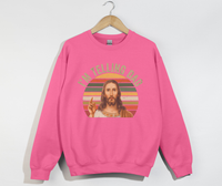 Load image into Gallery viewer, I&#39;m Telling Dad - Funny Jesus Christian Sweatshirt
