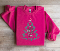Load image into Gallery viewer, Oh Come Let Us Adore Him - Christmas Sweatshirt
