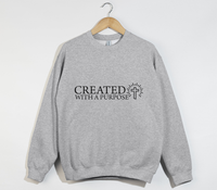Load image into Gallery viewer, Created With A Purpose - Christian Sweatshirt
