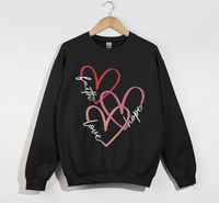 Load image into Gallery viewer, Faith Love Hope - Christian Sweatshirt
