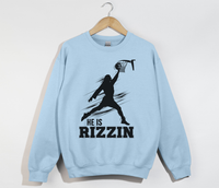 Load image into Gallery viewer, He Is Rizzin&#39; Funny Jesus Meme Sweatshirt
