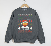 Load image into Gallery viewer, Go Jesus, It&#39;s Your Birthday - Christmas Sweatshirt
