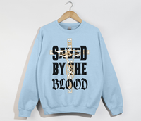 Load image into Gallery viewer, Saved By The Blood - Jesus Sweatshirt