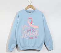 Load image into Gallery viewer, You Are So Loved - Women&#39;s Christian Sweatshirt
