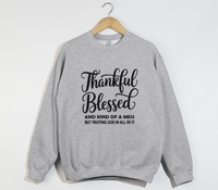 Load image into Gallery viewer, Thankful, Blessed And Kind Of A Mess - Christian Sweatshirt
