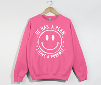 Load image into Gallery viewer, He Has A Plan, I Have A Purpose - Christian Sweatshirt
