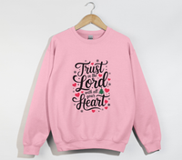 Load image into Gallery viewer, Trust In The Lord With All Your Heart - Christmas Sweatshirt
