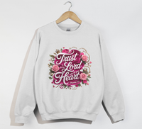 Load image into Gallery viewer, Trust In The Lord With All Your Heart - Christian Sweatshirt

