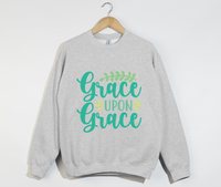 Load image into Gallery viewer, Grace Upon Grace - Christian Sweatshirt
