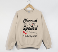 Load image into Gallery viewer, Blessed By God, Spoiled By My Husband - Wife Sweatshirt
