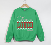 Load image into Gallery viewer, Forever Loved - Romans 8:38-39 Christian Sweatshirt
