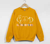 Load image into Gallery viewer, With God All Things Are Possible - Christian Sweatshirt
