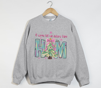 Load image into Gallery viewer, Oh Come Let Us Adore Him - Christmas Sweatshirt
