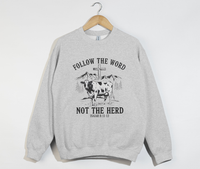 Load image into Gallery viewer, Follow The Word, Not The Herd - Christian Sweatshirt

