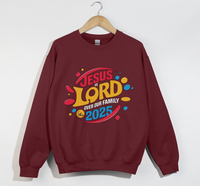 Load image into Gallery viewer, Jesus Is Lord Over Our Family - 2025 New Year Sweatshirt
