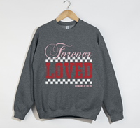 Load image into Gallery viewer, Forever Loved - Romans 8:38-39 Christian Sweatshirt
