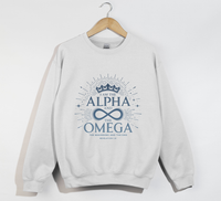 Load image into Gallery viewer, I Am The Alpha And The Omega - Christian Sweatshirt
