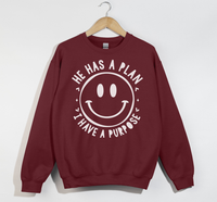 Load image into Gallery viewer, He Has A Plan, I Have A Purpose - Christian Sweatshirt
