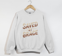 Load image into Gallery viewer, Saved By Grace - Christian Sweatshirt
