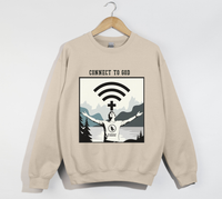Load image into Gallery viewer, Connect To God, The Password Is Prayer - Christian Sweatshirt