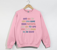 Load image into Gallery viewer, Faithful And Good - Goodness Of God Lyrics Sweatshirt
