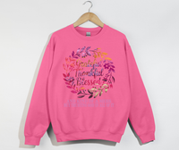 Load image into Gallery viewer, Grateful, Thankful, Blessed And Kind Of A Mess - Christian Sweatshirt
