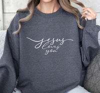 Load image into Gallery viewer, Jesus Loves You - Sweatshirt
