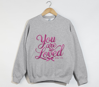 Load image into Gallery viewer, You Are So Loved - Women&#39;s Christian Sweatshirt
