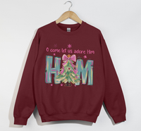 Load image into Gallery viewer, Oh Come Let Us Adore Him - Christmas Sweatshirt
