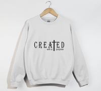 Load image into Gallery viewer, Created With A Purpose - Christian Sweatshirt