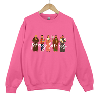 Load image into Gallery viewer, Pray For Us Catholic Sweatshirt - Jesus Believer Shirt, Trendy Disciples Sweater