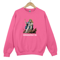 Load image into Gallery viewer, Immediately No Shirt - Christian Humor Crewneck Catholic Sweatshirt