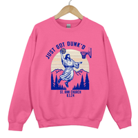 Load image into Gallery viewer, Just Got Dunk'd Shirt -  Funny Jesus Christian Meme Sweatshirt