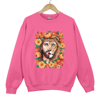 Load image into Gallery viewer, Lion of Judah Jesus Shirt - Autumn Fall Christian Sweatshirt