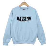 Load image into Gallery viewer, Raising Believers - Worship Church Outfit Christian Sweatshirt
