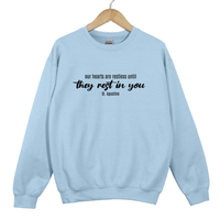 Load image into Gallery viewer, St Augustine Devotion Shirt - Catholic Devotion Sweatshirt