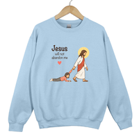 Load image into Gallery viewer, Jesus Will Not Abandon Me Sweatshirt - Christian Women Shirt