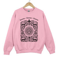 Load image into Gallery viewer, Sanctus Catholic Sweatshirt - Catholic Eucharist Top, IHS Christian Sweater, Catholic Faith Apparel