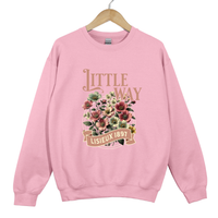 Load image into Gallery viewer, Little Way Floral - Lisieux 1897 Sweatshirt, St Therese Catholic Trendy Shirt