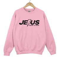 Load image into Gallery viewer, Jesus Highway to Heaven Christian Sweatshirt
