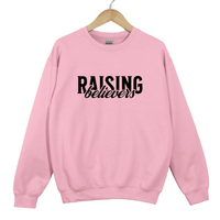 Load image into Gallery viewer, Raising Believers - Worship Church Outfit Christian Sweatshirt