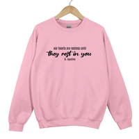Load image into Gallery viewer, St Augustine Devotion Shirt - Catholic Devotion Sweatshirt
