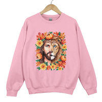 Load image into Gallery viewer, Lion of Judah Jesus Shirt - Autumn Fall Christian Sweatshirt