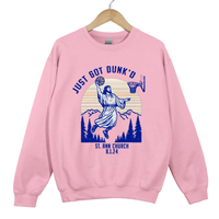 Load image into Gallery viewer, Just Got Dunk'd Shirt -  Funny Jesus Christian Meme Sweatshirt