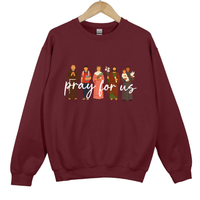 Load image into Gallery viewer, Pray For Us Catholic Sweatshirt - Jesus Believer Shirt, Trendy Disciples Sweater
