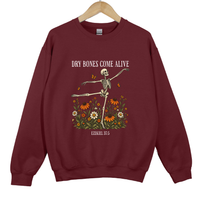 Load image into Gallery viewer, Gothic Wildflower Sweatshirt - Spooky Season Cute Halloween Top